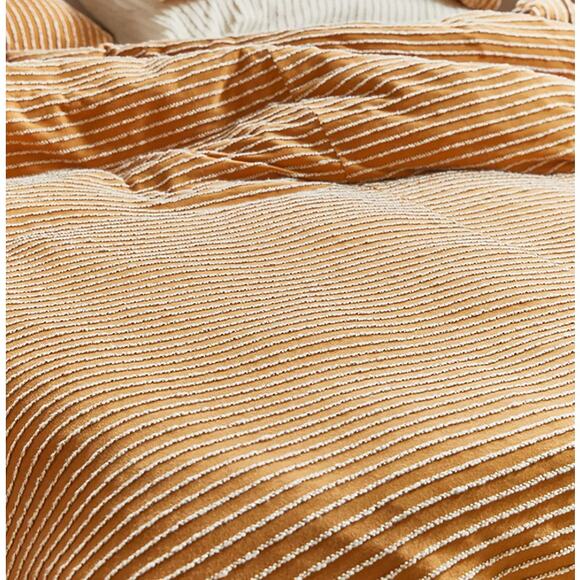 Urban Outfitters Derby Textured Jersey Duvet Cover - Queen - New - Picture 3 of 7
